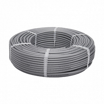 Труба сшитый полиэт. Hoobs, PE-Xa/EVOH 25 х 3,5/100, цвет серый Португалия